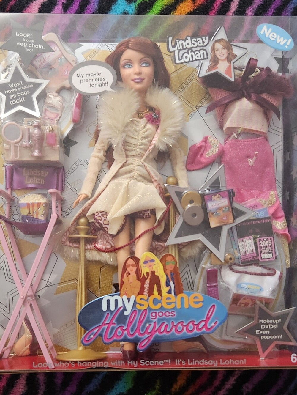 2005 LINDSAY LOHAN My Scene BARBIE Goes Hollywood NRFB Minor Shelf Wear VHTF